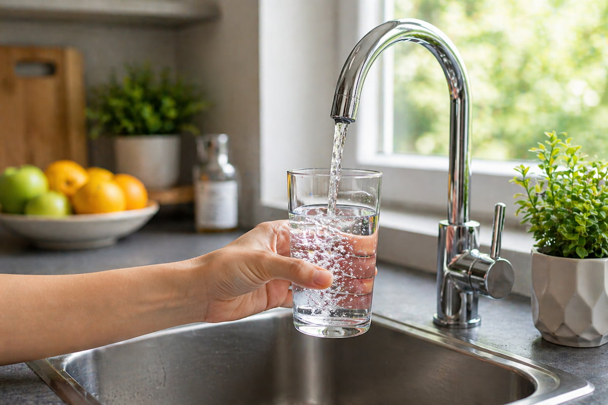 Acqua filtrata con depuratore casa qualità e gusto